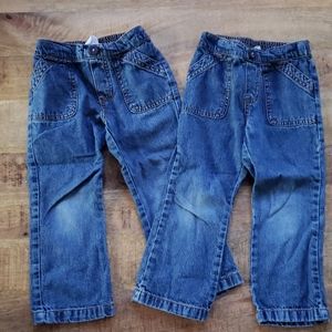 Girls 4T circo jeans EUC